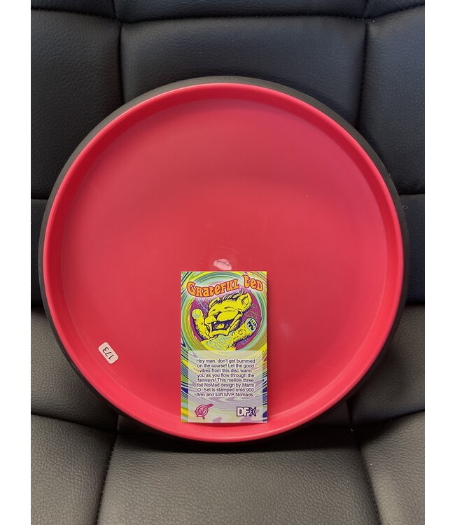 MVP Disc Sports MVP Discs Firm Electron Nomad Red/Black 173g DFX Grateful Ted (347)