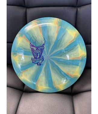 Streamline Discs Streamline Discs Cosmic Neutron Trace Blue/Yellow Swirl 173g DFX Death Putt Mini (425)