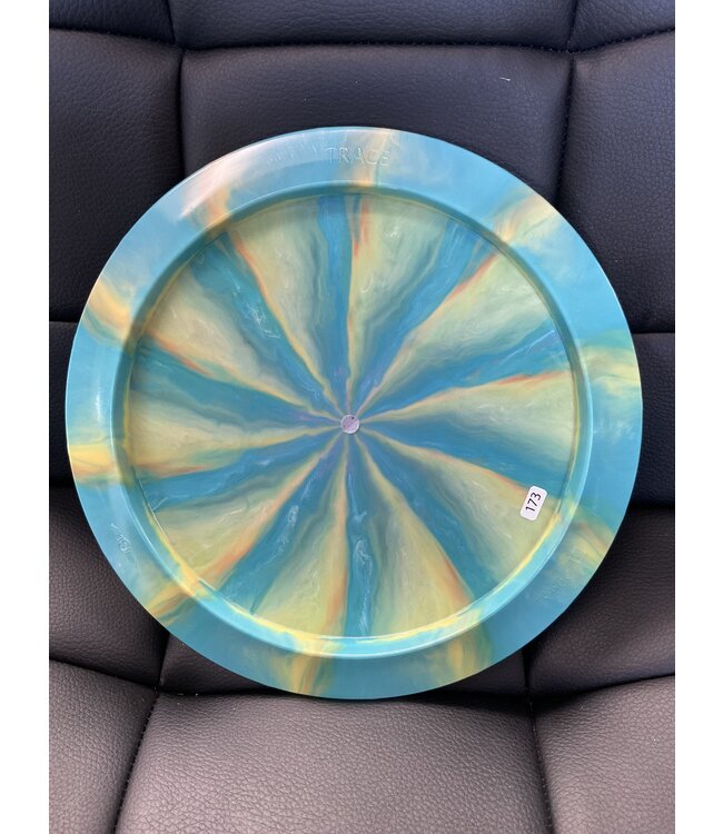 Streamline Discs Streamline Discs Cosmic Neutron Trace Blue/Yellow Swirl 173g DFX Death Putt Mini (425)