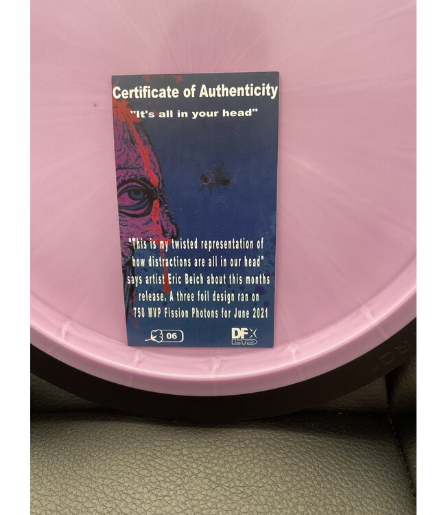 MVP Disc Sports MVP Discs Fission Photon Pale Purple/Black 173g DFX Its All In Your Head (492)