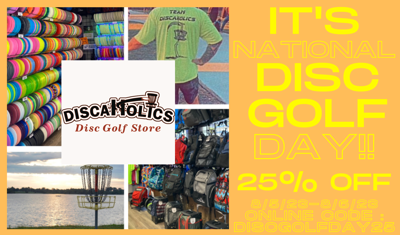 It's National Disc Golf Day! August 5th, 2023