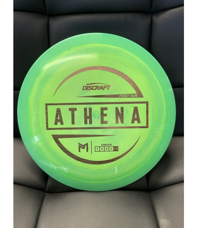 Discraft Discraft ESP Athena Yellow/Green Swirl 167-169g First Run (582)