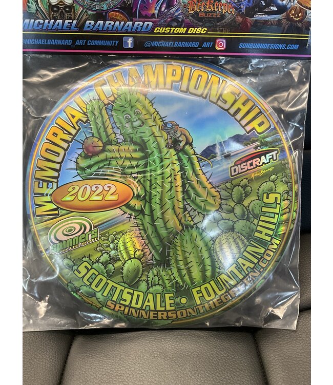 Discraft Discraft ESP Buzzz Full Foil 177g+ Michael Barnard Prickly Pete 2022 Memorial Championship SIGNED 5/30 (828)