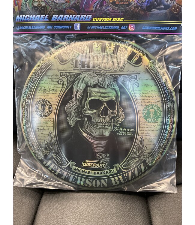 Discraft Discraft ESP Buzzz Full Foil 177g+ Michael Barnard Jefferson Buzzz SIGNED 104/150 (760)
