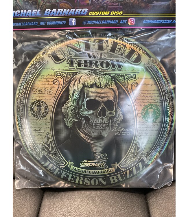 Discraft Discraft ESP Buzzz Full Foil 177g+ Michael Barnard Jefferson Buzzz SIGNED 106/150 (762)