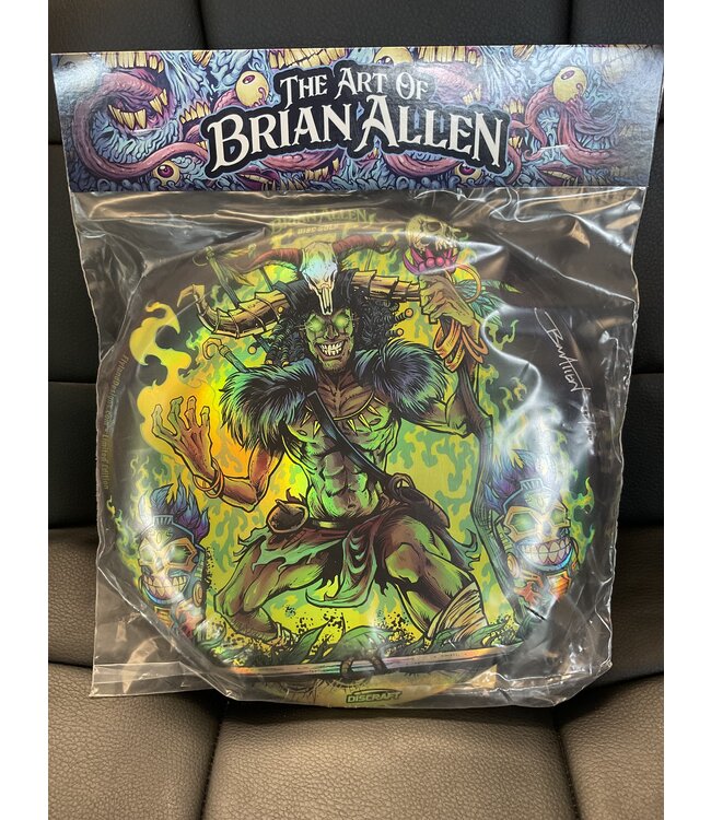 Discraft Discraft ESP Buzzz Full Foil 173-174g Brian Allen Witch Doctor SIGNED 72/100 (812)