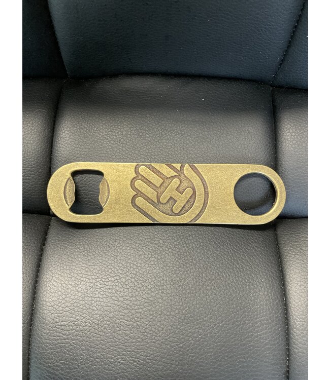 Handeye Party Starter Brass Bottle Opener