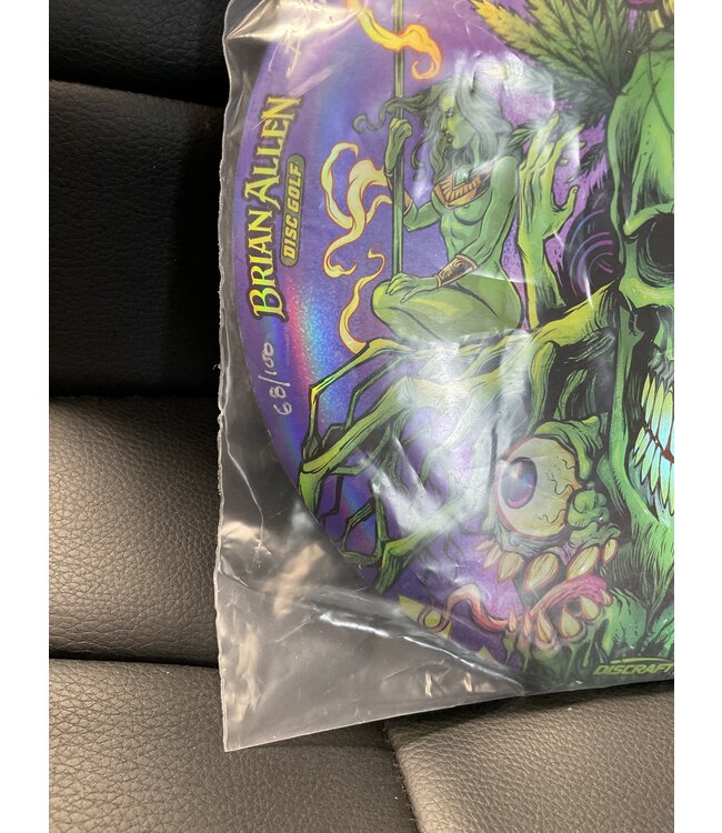 Discraft Discraft ESP Buzzz Full Foil 177g+ Brian Allen 2022 Skull & Mushrooms SIGNED 68/100 (769)