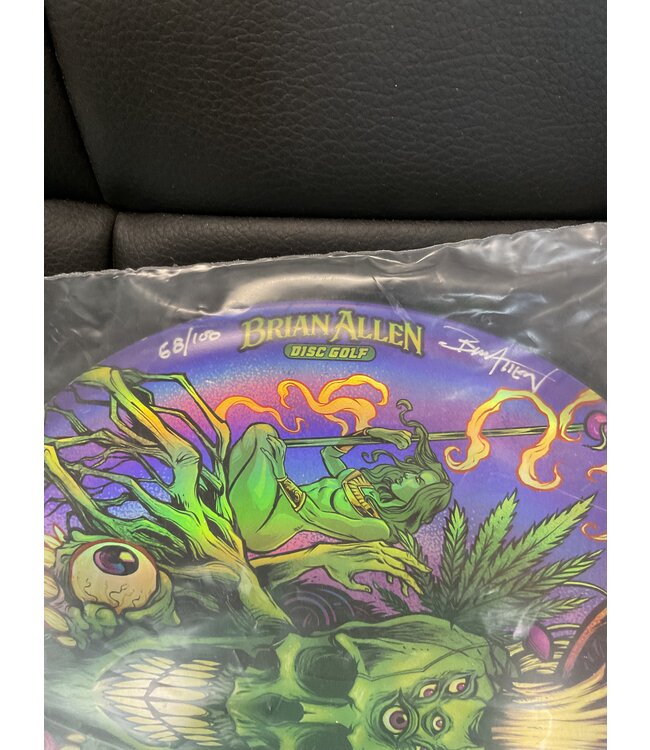 Discraft Discraft ESP Buzzz Full Foil 177g+ Brian Allen 2022 Skull & Mushrooms SIGNED 68/100 (769)