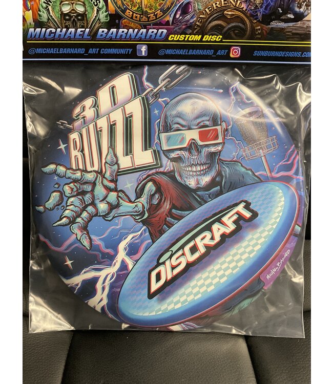 Discraft Discraft ESP Buzzz Supercolor 177g+g Michael Barnard 3-D Buzzz SIGNED 109/150 (1014)