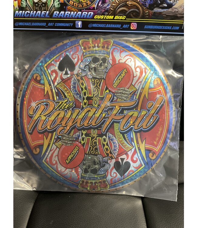Discraft Discraft ESP Buzz Full Foil 177g+ Michael Barnard Royal Foil 36/125 (1002)