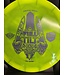 Discmania Discmania Lux Vapor Full Tilt 173g Yellow/Green swirl Simon Lizotte 2022 Des Moines Challenge Bottom Stamp (1026)