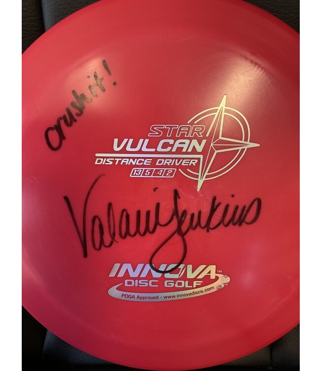 Innova Innova Star Vulcan Red 175g SIGNED Valerie Jenkins (1104)