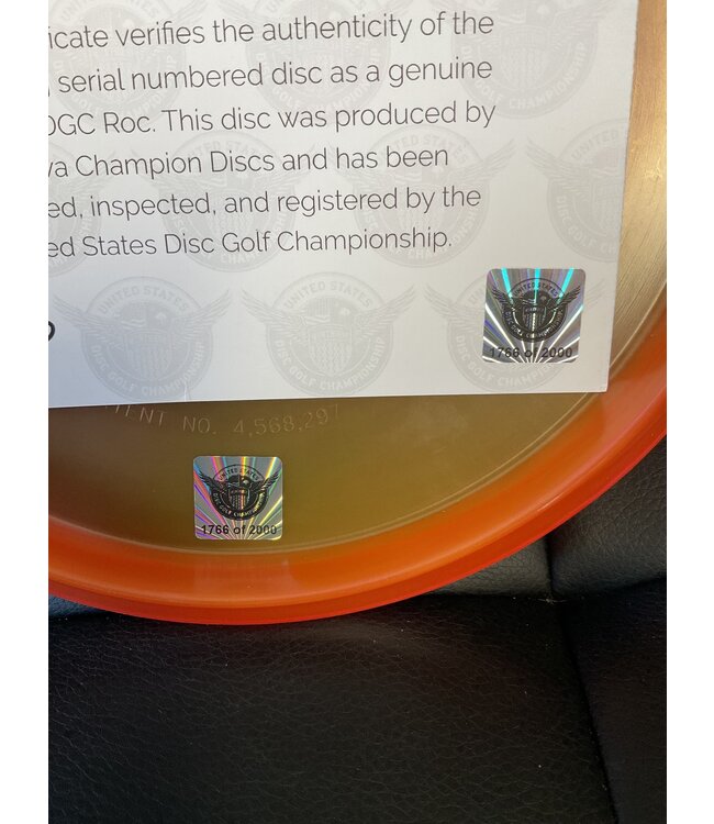 Innova Innova Luster Champion Roc Orange 177g+ 2019 USDGC #1766 Roc Sigil Stamp (1006)