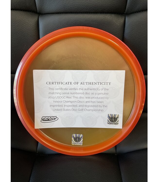 Innova Innova Luster Champion Roc Orange 177g+ 2019 USDGC #1766 Roc Sigil Stamp (1006)