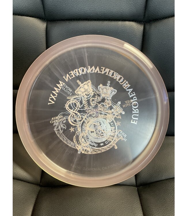 Discmania Innova Champion VRoc3 Peach 177g 2015 European Open MMXV Lion and Sword Stamp Double Stamp (1167)
