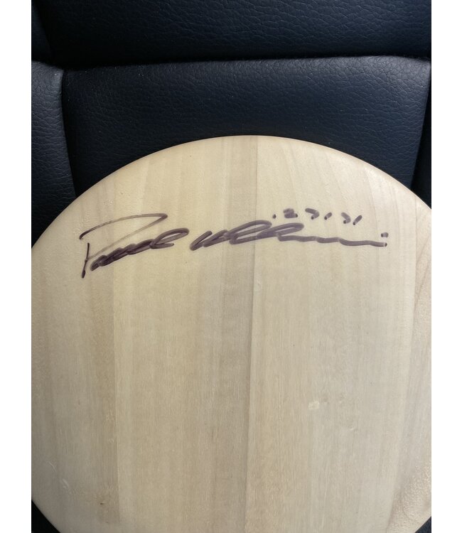 Wooden Disc Signed Paul Ulibarri (1190)