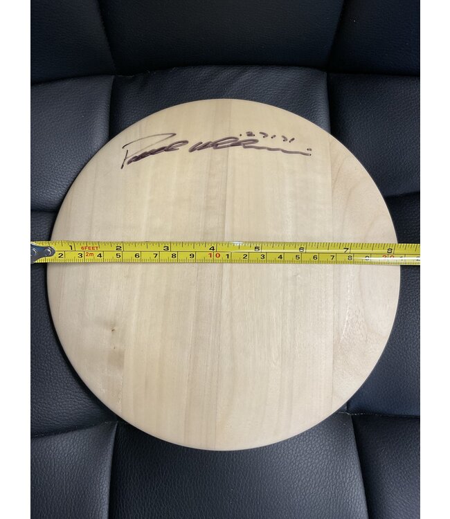 Wooden Disc Signed Paul Ulibarri (1190)