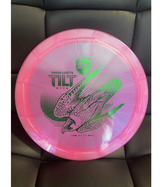 Discmania Discmania Meta Tilt Pink Swirl 173g Simon Lizotte Series Stamp (619)