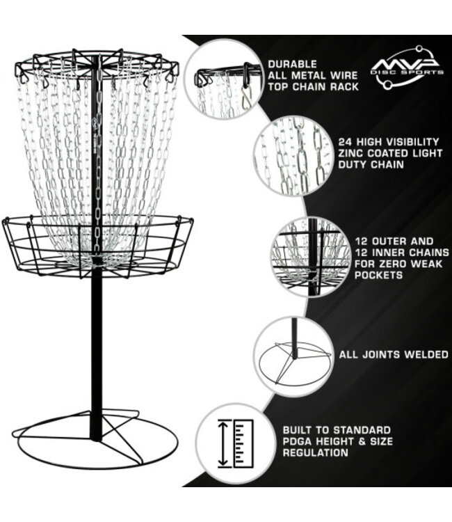 MVP Disc Sports MVP Black Hole Baskets