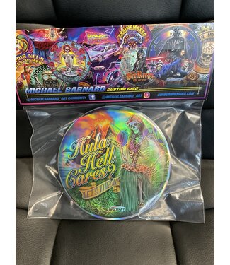 Discraft Discraft Buzzz MINI Full Foil Michael Barnard Hula Hell Cares? Let’s Throw #23 of 50 (1221)