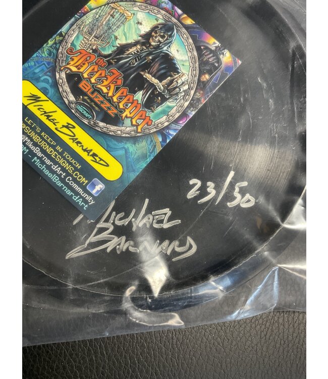 Discraft Discraft Buzzz MINI Full Foil Michael Barnard Hula Hell Cares? Let’s Throw #23 of 50 (1221)