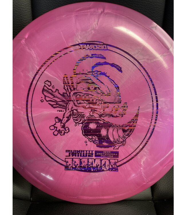Discraft Discraft Titanium Swirl Zombee Pink Swirl 177g+ 2021 Ledgestone Les White Stamp (1224)