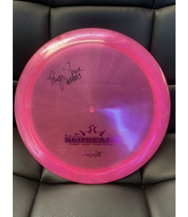 Dynamic Discs Dynamic Discs Lucid-X Glimmer Sergeant Pink 173-175g Paige Shue 2021 Team Series SIGNED (1240)