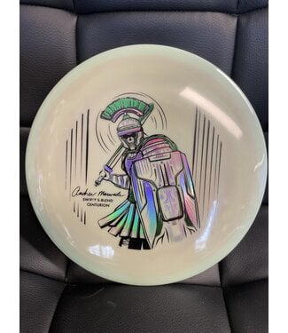 Infinite Discs Infinite Discs Swirly S-Blend Centurion Green 177g Andrew Marwede 2021 Stamp (1260)