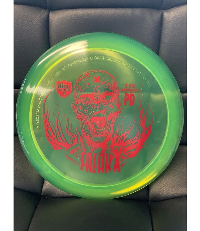 Discmania Discmania C-Line PD Green 175g Freak X 10 Year Anniversary Stamp Innova Made (1284)