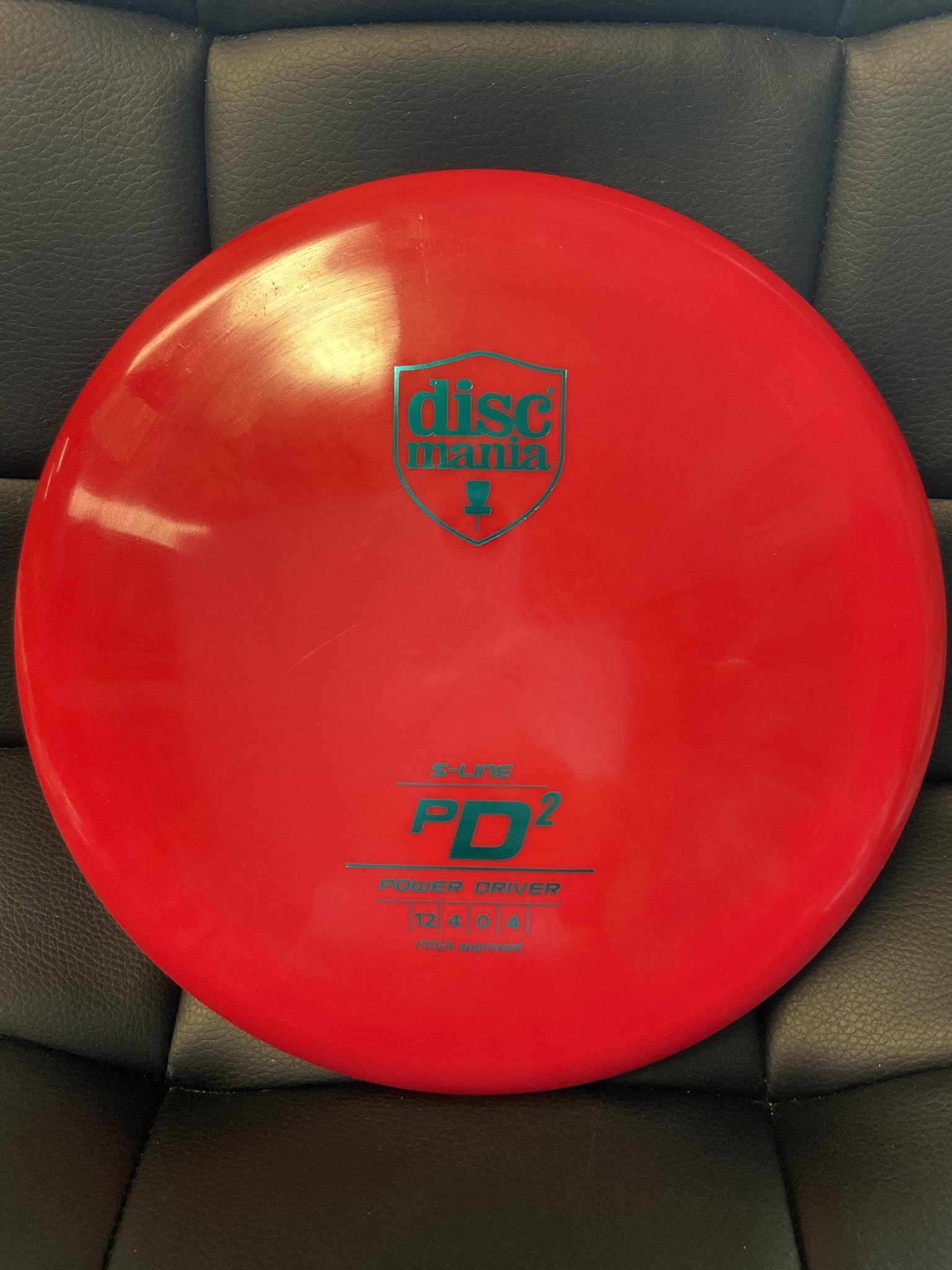 Discmania S-Line PD2 Red 175g Stock Stamp Innova Made (1285