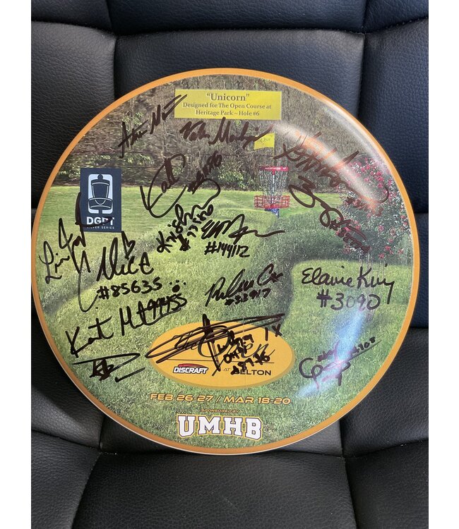 Discraft Discraft ESP Buzzz Black 177g+ 2022 Open at Belton Unicorn Signatures (1289)