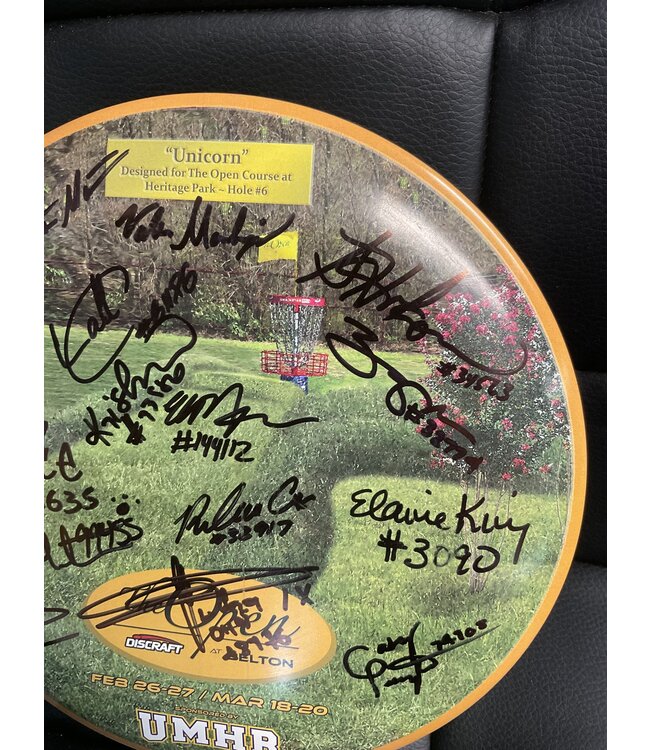 Discraft Discraft ESP Buzzz Black 177g+ 2022 Open at Belton Unicorn Signatures (1289)