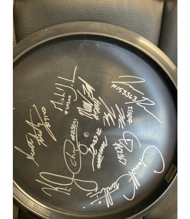 Discraft Discraft ESP Buzzz Black 177g+ 2022 Open at Belton Unicorn Signatures (1289)