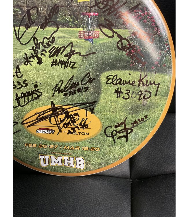 Discraft Discraft ESP Buzzz Black 177g+ 2022 Open at Belton Unicorn Signatures (1289)