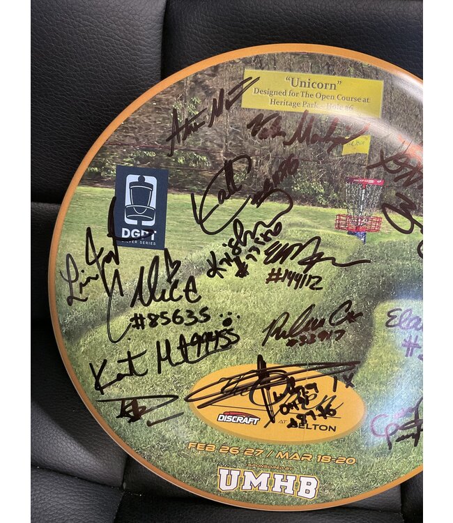 Discraft Discraft ESP Buzzz Black 177g+ 2022 Open at Belton Unicorn Signatures (1289)