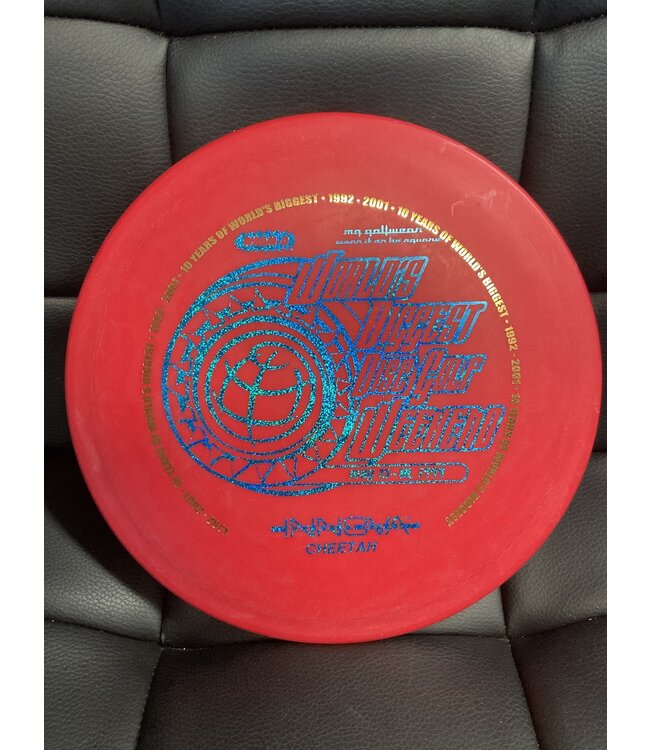 Innova Innova DX Cheetah Red 170g World Biggest Disc Golf Weekend 1999 (1294)