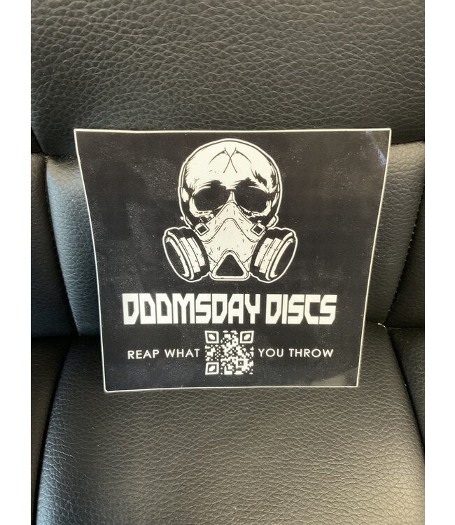 Doomsday Discs Doomsday Discs Sticker 4” x 4”