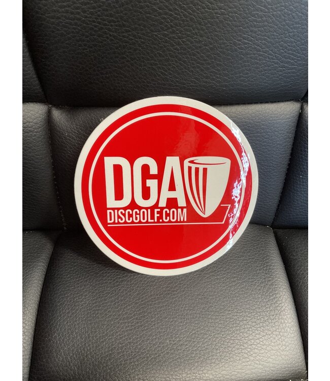 DGA DGA Stickers 4” Round