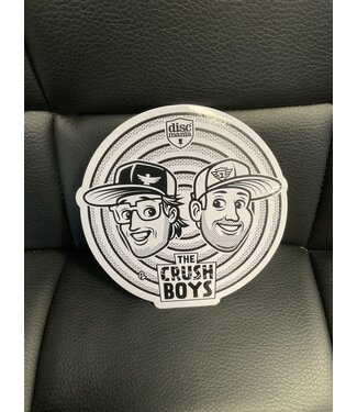Discmania Discmania The Crush Boys Sticker 4” Round Lizotte/McMahon