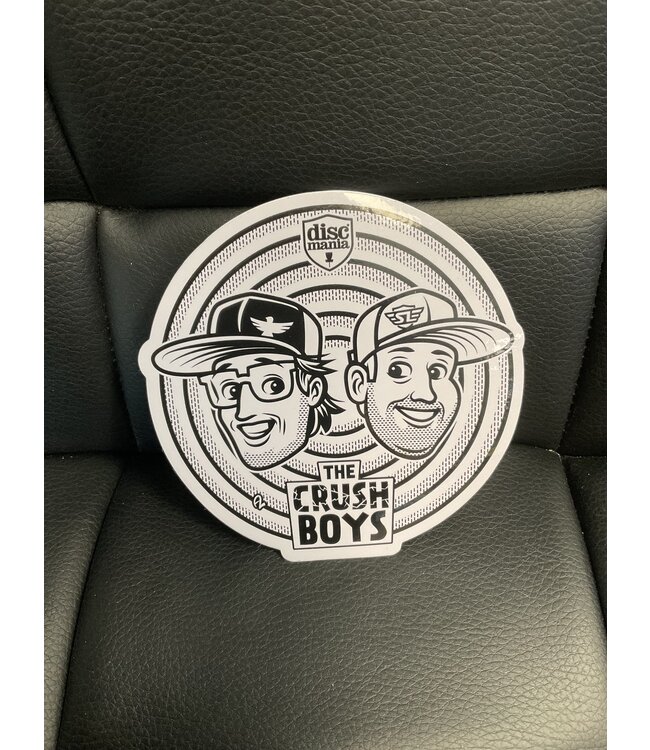 Discmania Discmania The Crush Boys Sticker 4” Round Lizotte/McMahon