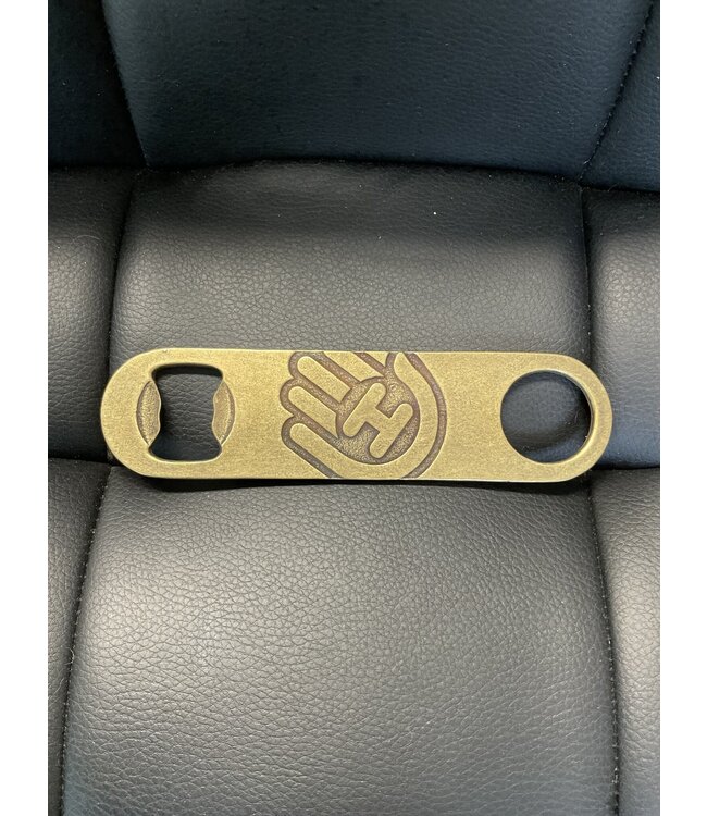 Handeye Party Starter Brass Bottle Opener