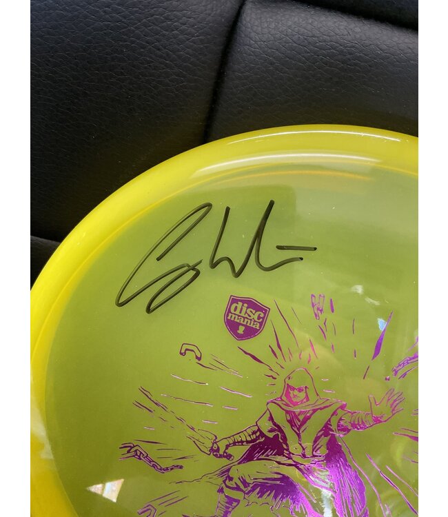 Discmania Discmania Active Premium Sensei Yellow 174g Casey White/Birdie Disc Golf Signature Stamp SIGNED (270)