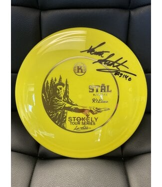 Kastaplast Kastaplast K1 Stal Yellow 173g Scott Stokely Tour Series SIGNED (280)