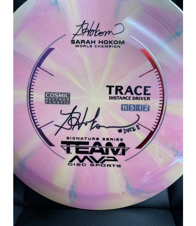 Streamline Discs Streamline Discs Cosmic Neutron Trace Orange/Pink Swirl 175g Sarah Hokom Signature Series SIGNED (304)