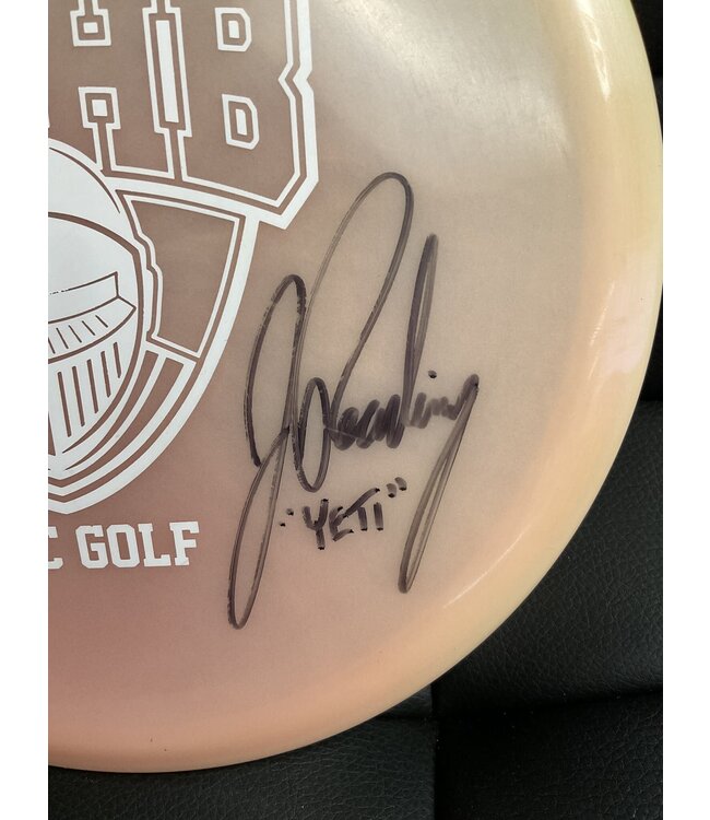 Innova Innova Champion Roc3 Pink 180g UMHB Disc Golf Des Reading and Jay Yeti SIGNED (312)