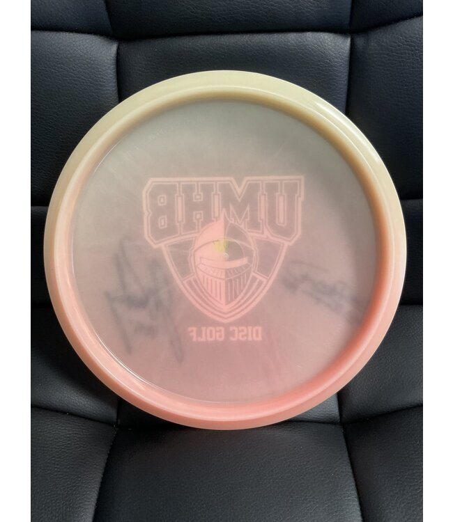 Innova Innova Champion Roc3 Pink 180g UMHB Disc Golf Des Reading and Jay Yeti SIGNED (312)
