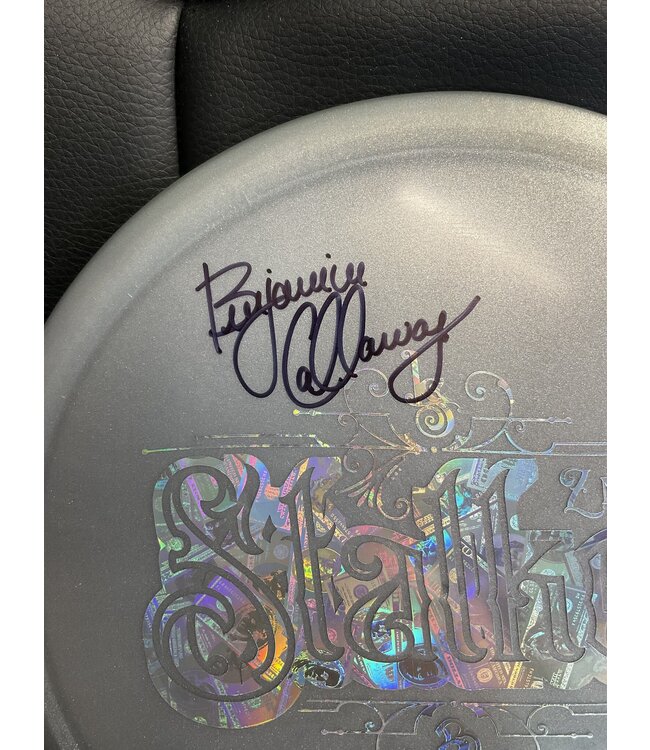 Discraft Discraft Z Metallic Stalker Silver 175-176g Benjamin Callaway Signature Series SIGNED (314)