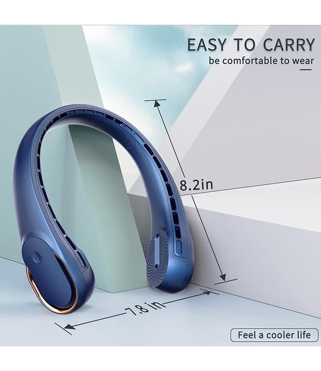 R5 Bladeless Neck Fan Plus NADGT Blue