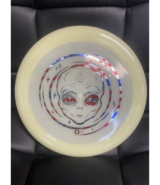 Discmania Discmania C-Line Glow DDX White 176g Disc Member Alien Limited Stamp Innova Made (1524)